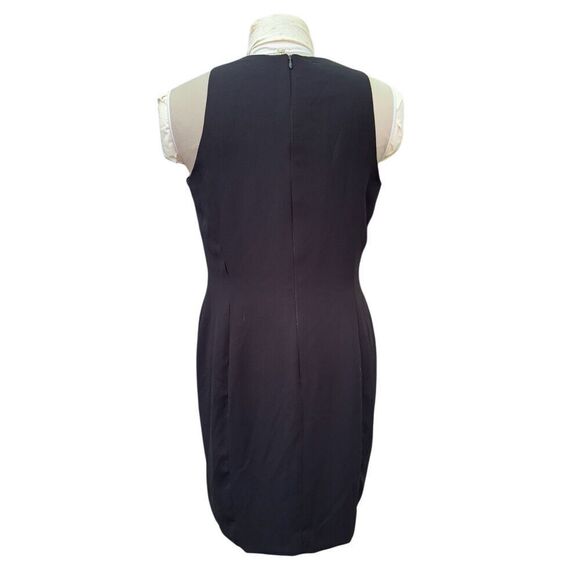 Jones New York Little Black Dress Sheath Cut In Shoulders Cocktail Party P14 - Picture 2 of 6